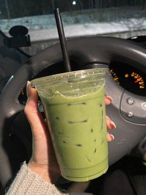 Yess they have matcha latte's!! Really good with oat milk.