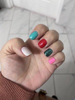 Holiday Gel Manicure