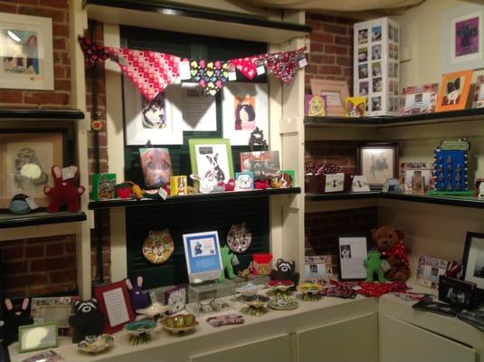 We also feature a pet boutique with a portion of proceeds to benefit pet charities.