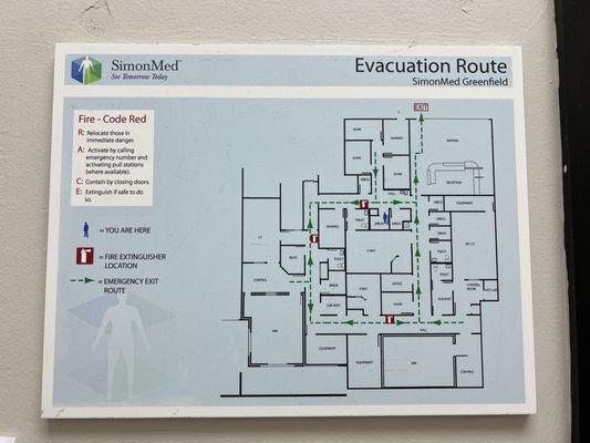 Evacuation route