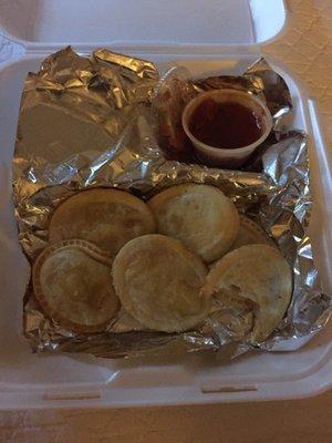 Fried cheese ravioli.