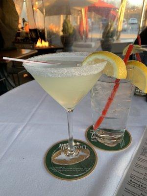 Lemon drop martini