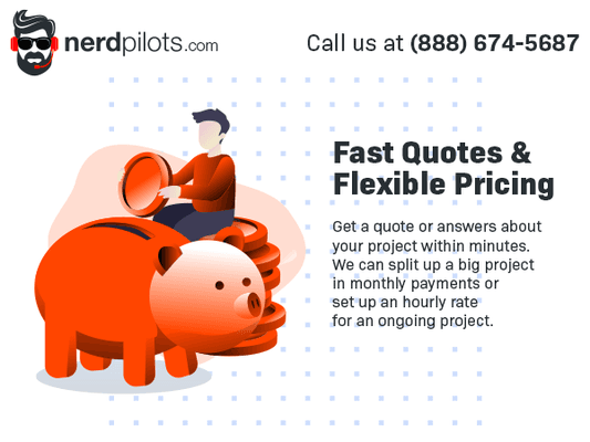 Fast quotes and Flexible pricing for your web design or development project.