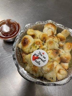 Locals love the Garlic Knots!