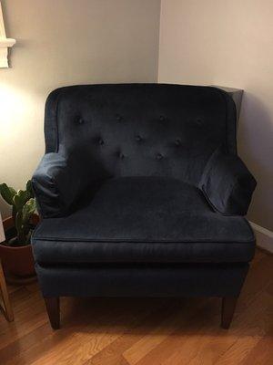 Amazing work!!! They did an impeccable job on my antique armchair. A complete reupholstery and it looks fabulous!