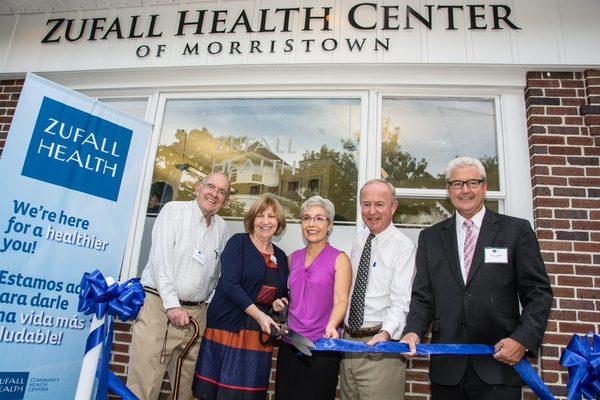 In 2015, Zufall celebrated National Health Center Week with a ribbon cutting at its newly expanded Morristown site at 4 Atno Avenue.