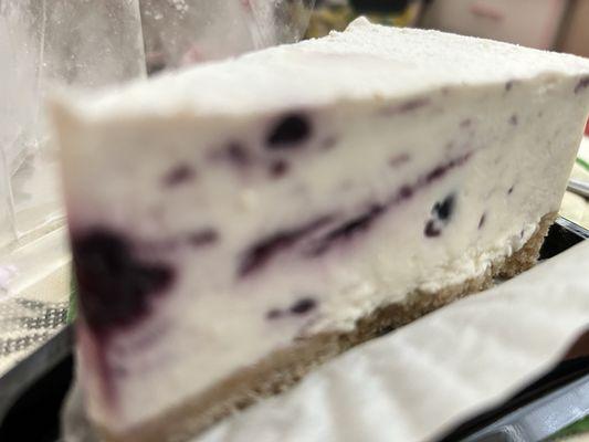 Blueberry cheesecake