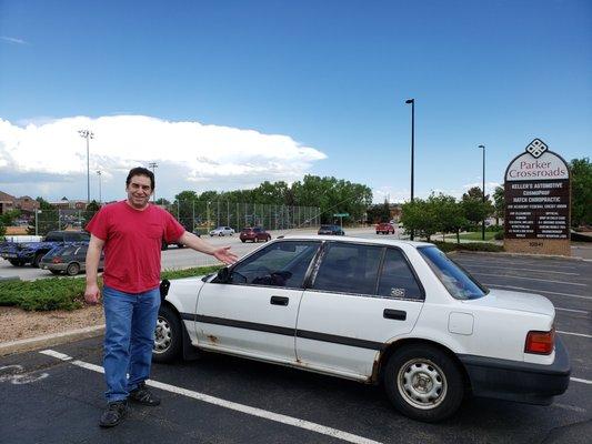 My 1991 Civic with 350,000 miles ain't exactly a chic magnet, but baby it's nice and cool inside thanks to Colorado Auto Air!