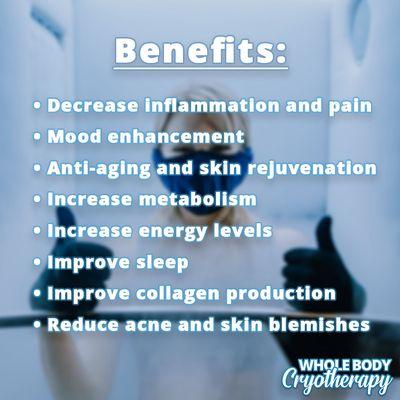 Benefits of Whole Body Cryotherapy