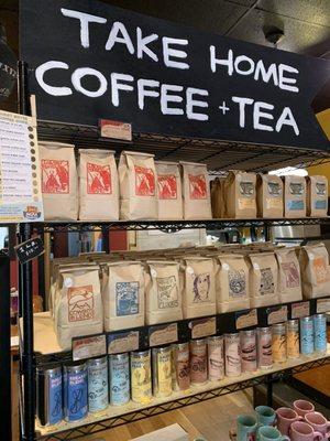 Take home coffee & tea