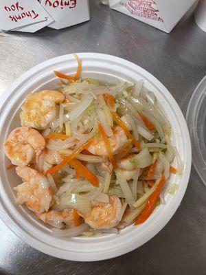 Shrimp chow mein