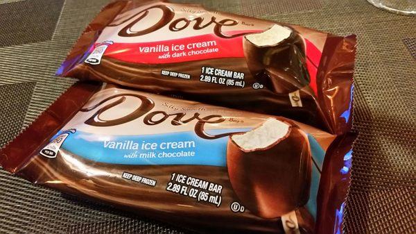 Dove Bars for dessert