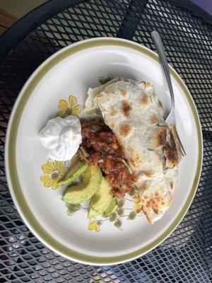 Black Bean Breakfast Burrito