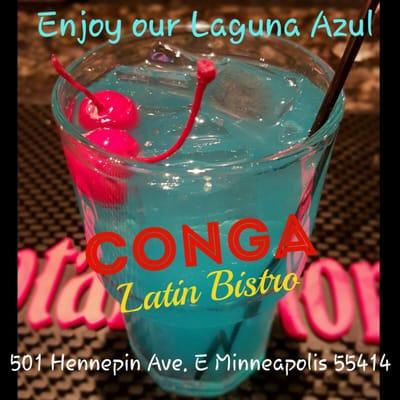 Refresh Laguna Azul! Mix drink!