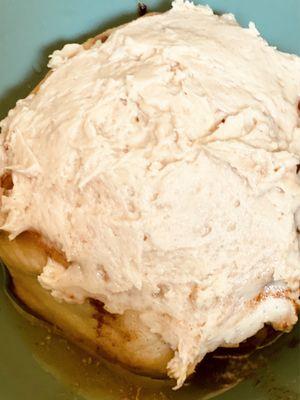 Cinnamon Bun Peanut Butter Frosting