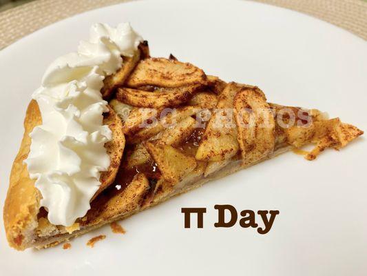 Happy Pi Day - Homemade crostata and some whipped cream...