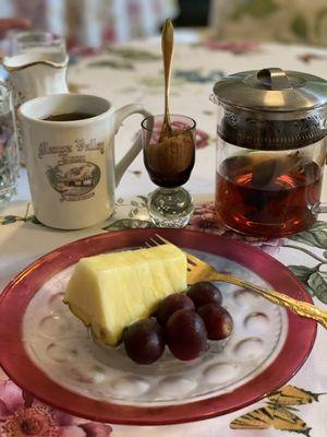 Always had a wonderful fruit to start off our breakfast.