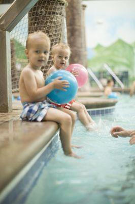 Indoor waterpark - play area