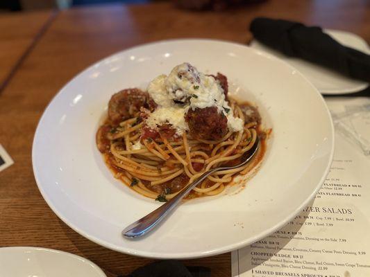 Keaton's Spaghetti & House-made Meatballs