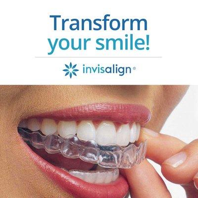 We offer Invisalign treatment