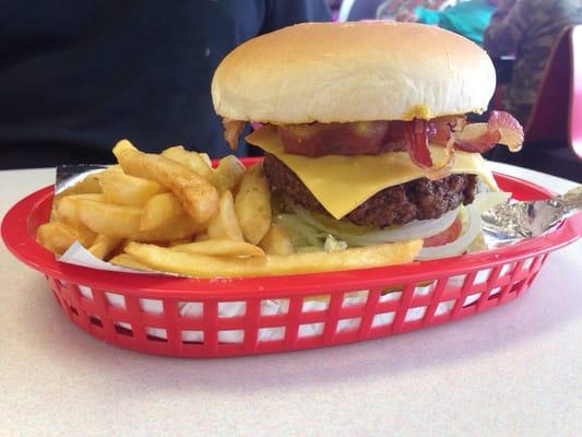 Bacon cheeseburger