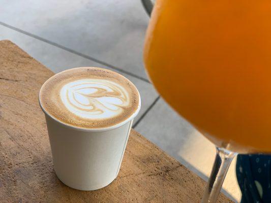 Cafe Latte & Mimosa