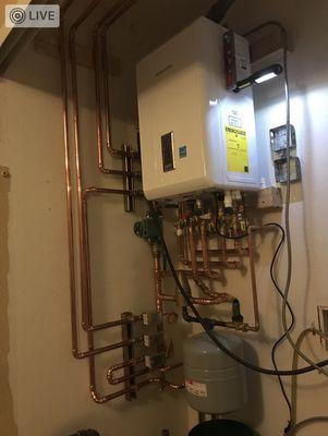 Navien Combi Boiler Install