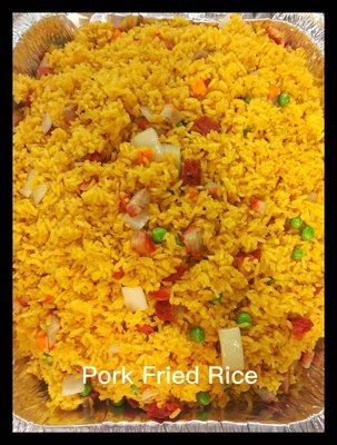 A party size pork fried rice, will order next time.