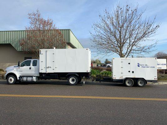 Thermal Remediation truck and trailer