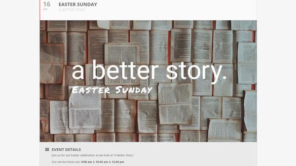 Inviting all my Yelp peeps to Easter Sunday service this weekend!