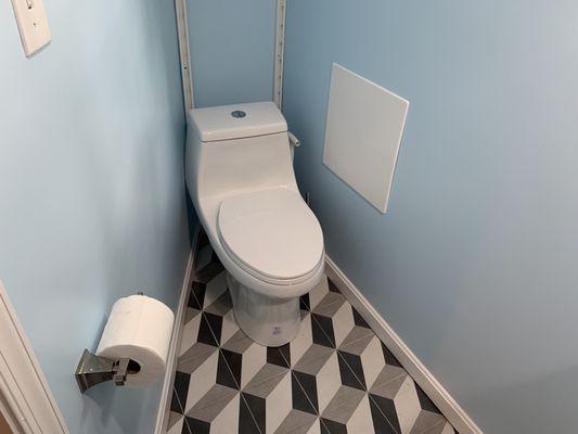 Basement Half Bathroom