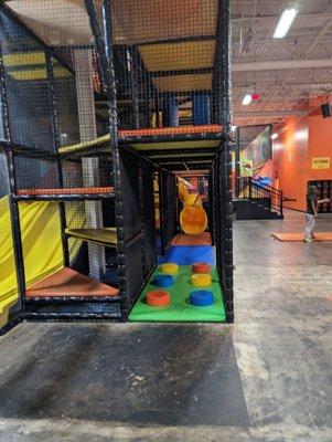 A play area for children under 52"