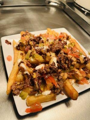 Halal brisket Fries