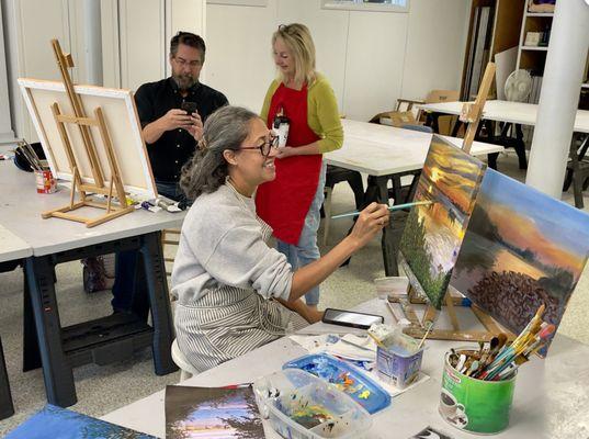 join this painting class Tuesday mornings!