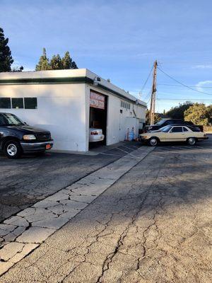 Exterior (Back) - Smog check in process