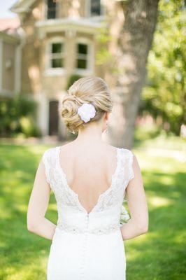 Updo styled by Holly.