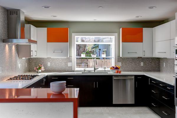 Contemporary Colors in the Kitchen, Designed By Michelle O'Connor