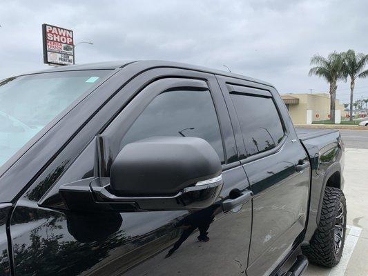 EGR smoke window deflectors totoya tundra 2022