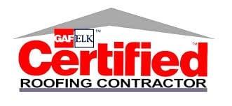 We are GAF Certified Roofing Contractors