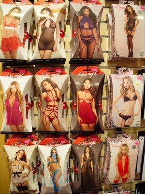 Not sure what size? One size fits most with our selection of boxed lingerie, and at great prices, too!