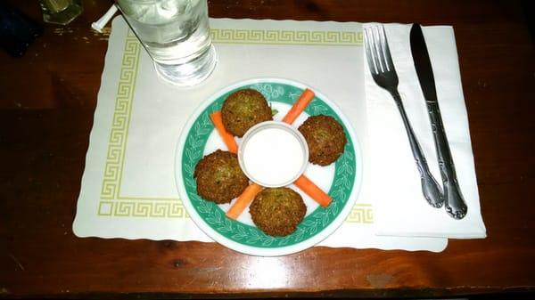 Falafel appetizer