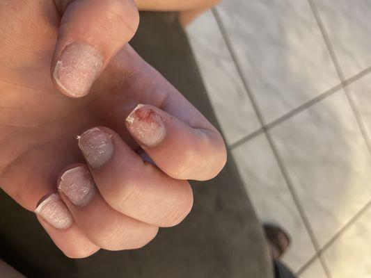 Nails after math.