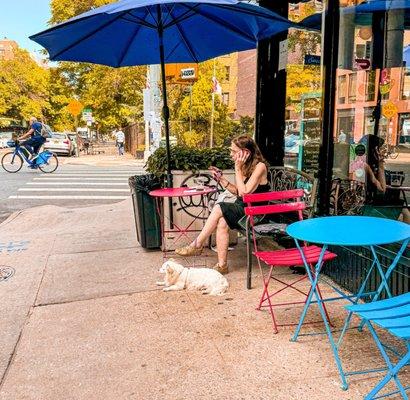 Sidewalk seats