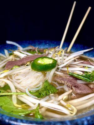 Beef pho with brisket - takeout