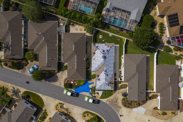 apc roofing llc birds eye view