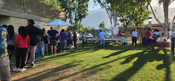 Eisenhower medical center employee BBQ