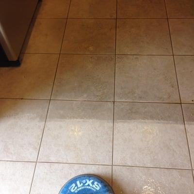 Ceramic Tile Floors - Before + After