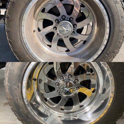 Brought these rims back to life by hand