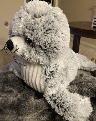 Premium stuffed animal with heartbeat