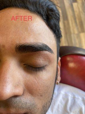 After Eyebrow Threading